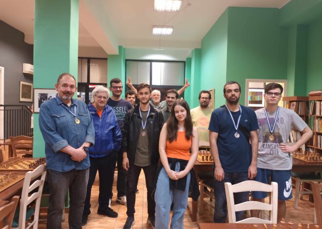 To 1o Rapid Απριλίου Chess Square 2024-Αποτελέσματα