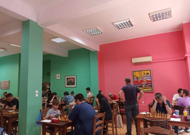 Σήμερα ο 5ος γύρος του 3ου Καλοκαιρινού Open Chess Square 2024