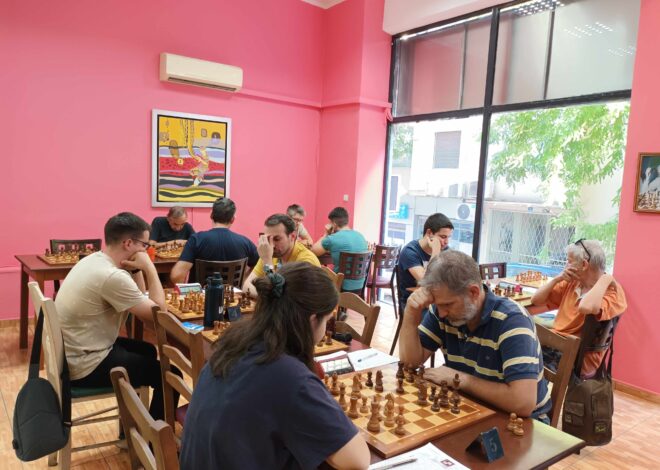 Συνεχίζεται το 2ο Καλοκαιρινό Open Chess Square 2024