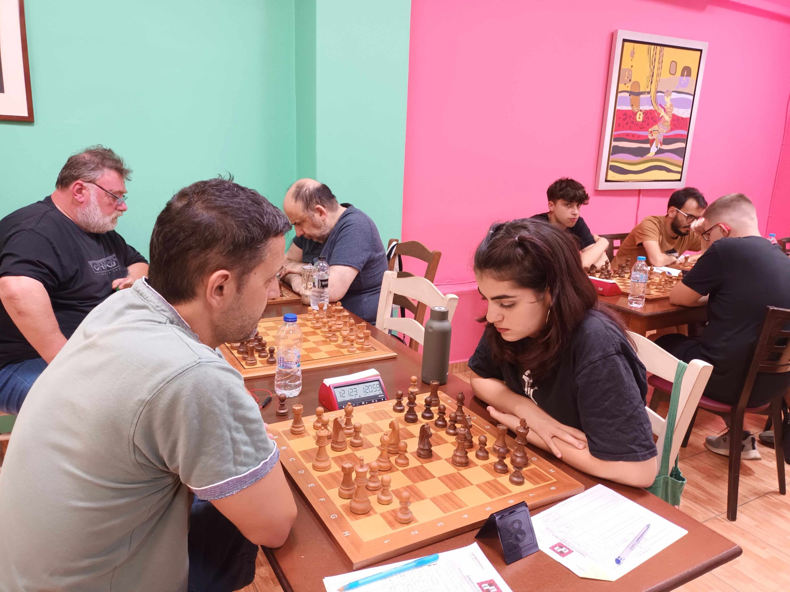 Συνεχίζεται το 1ο Καλοκαιρινό Open Chess Square 2024 με τον 5ο γύρο
