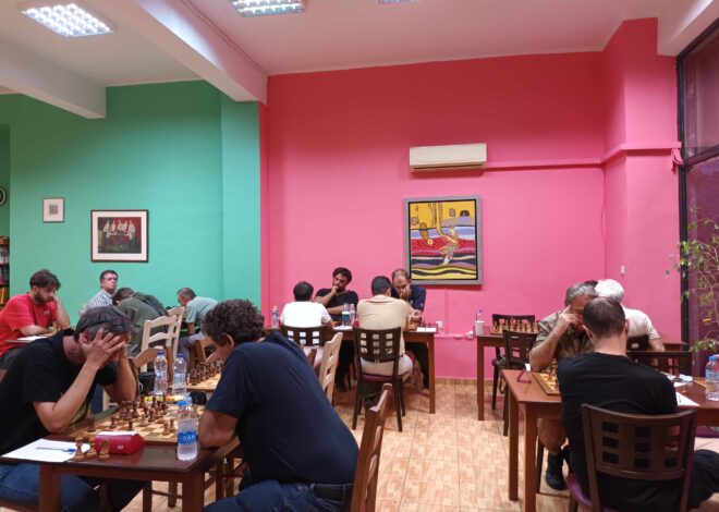 Άρχισε το 190ό Open ΣΟΑ, αύριο Σάββατο 20/9  ξεκινά το Φθινοπωρινό Open Chess Square 2024